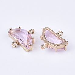 Transparent Glass Links connectors&nbsp;GLAA-T007-16E