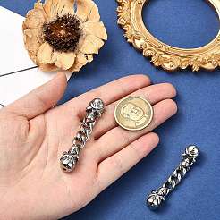 304 Stainless Steel Ends with Chain&nbsp;FIND-CJC0012-141C