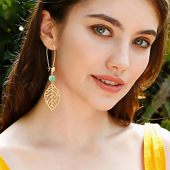 30Pcs Brass Hoop Earring Findings&nbsp;KK-BBC0029-08