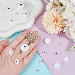 12 Pairs 6 Styles Half Round Acrylic Craft Eyes for Doll Making&nbsp;DIY-OC0013-18