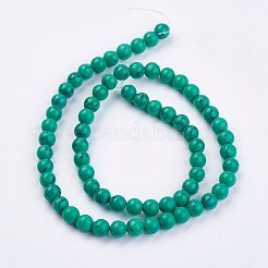 Imitation Synthetic Turquoise Bead Strands&nbsp;G-F434-6mm-03