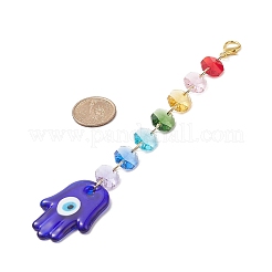 Handmade Evil Eye Lampwork Pendants Decorations&nbsp;HJEW-JM00871
