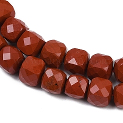 Natural Red Jasper Beads Strands&nbsp;G-H078-C34-6mm