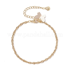 6Pcs 6 Styles Ocean Theme 304 Stainless Steel Chain Bracelet Sets with Charms for Women&nbsp;BJEW-JB12448