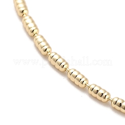 Brass Column Link Chain Necklaces&nbsp;NJEW-Q344-02G