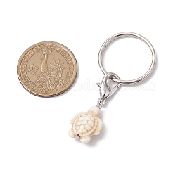 Turtle Dyed Synthetic Turquoise Keychain&nbsp;KEYC-JKC00962-02