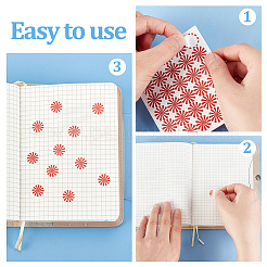 Round Dot PVC Decorative Stickers&nbsp;DIY-WH0423-007