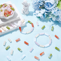 100Pcs 5 Colors Transparent Acrylic Beads&nbsp;OACR-SP0002-41