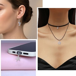 10Pcs 5 Styles Alloy Pendants&nbsp;FIND-TADJ0001-26A