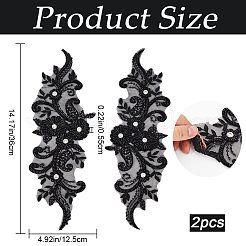 Sew on Flower Appliques&nbsp;PATC-WH0005-42A