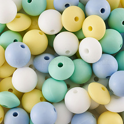 80Pcs 8 Style Food Grade Eco-Friendly Silicone Beads&nbsp;SIL-TA0001-03