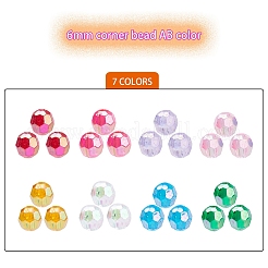 Eco-Friendly Transparent Acrylic Beads&nbsp;TACR-YW0001-50