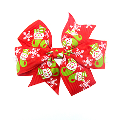 Christmas Grosgrain Alligator Hair Clips&nbsp;OHAR-Q053-M