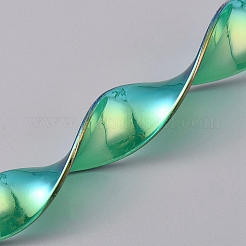 PVC Plastic Spiral Reflective Birds Repellent Safety Rod&nbsp;AJEW-WH0021-53B
