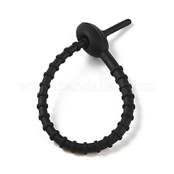 Oval Shape Silicone Cable Zip Ties&nbsp;AJEW-C034-03B
