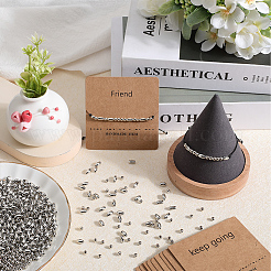 DIY Morse Code CCB Plastic Beaded Bracelet Making Kit&nbsp;DIY-SC0024-26