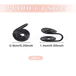 2Pcs Stainless Steel Cuff Earrings&nbsp;EJEW-LP0009-21EB