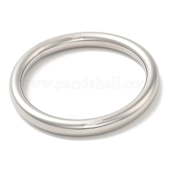Non-Tarnish 304 Stainless Steel Plain Bangles&nbsp;LS-BJEW-K237-05P
