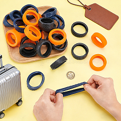 30Pcs 3 Styles Silicone Luggage Wheels Protectors Cover&nbsp;AJEW-UN0005-56