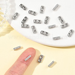 SHEGRACE Brass Micro Pave Clear Cubic Zirconia Multi-Strands Links&nbsp;XGRQ5S005-849-P