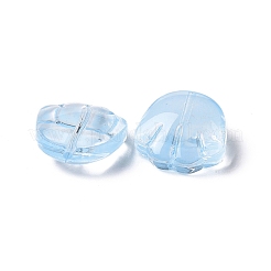 Transparent Spray Painted Glass Beads&nbsp;GLAA-I050-12E
