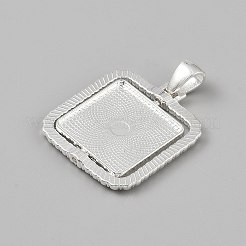 Alloy Pendant Cabochon Settings&nbsp;FIND-WH0519-03S