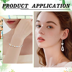 60Pcs 2 Colors Brass Bead Frame&nbsp;KK-SC0004-66