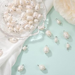 60Pcs 3 Styles Natural Cultured Freshwater Pearl Pendants&nbsp;PALLOY-SW0008-02