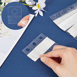 PET Back Adhesive Slot Hole Hang Tabs&nbsp;DIY-WH0502-29C