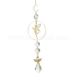 Alloy & Brass Fairy Hanging Suncatchers&nbsp;HJEW-JM04246