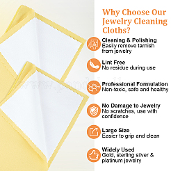 2Pcs 2 Style 4 Layers Silver Polishing Cloth&nbsp;TOOL-BBC0001-04C