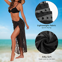 Rectangle Polyester Beach Wrap Dress&nbsp;AJEW-WH20006-182B