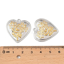 304 Stainless Steel Pendants&nbsp;STAS-T068-58GP