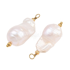 Natural Baroque Keshi Pearl Pendants&nbsp;PA-CBA0A45-06G