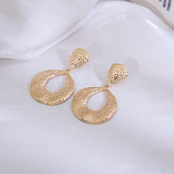 Alloy Dangle Stud Earrings&nbsp;FS-WG85499-01