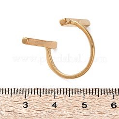 Ion Plating(IP) 304 Stainless Steel Finger Rings&nbsp;RJEW-H125-10G-17mm