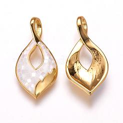 Freshwater Shell Pendants&nbsp;ZIRC-F057-01B