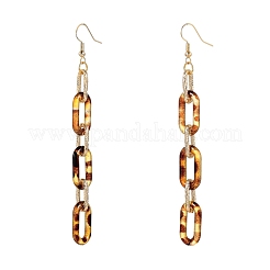 Acrylic & Aluminum Cable Chains Dangle Earrings&nbsp;EJEW-JE04243