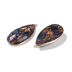 Dyed Synthetic Imperial Jasper Pendants&nbsp;G-P529-02G