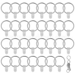 120Pcs Iron Split Key Rings&nbsp;KEYC-FG0001-18