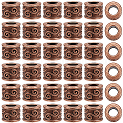50Pcs Tibetan Style European Beads&nbsp;FIND-SP0004-62