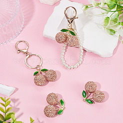 2Pcs Alloy Cherry Charms&nbsp;FIND-TA0009-30A