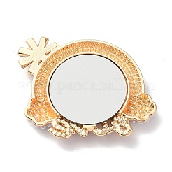 Pearl Rhinestone Rainbow Makeup Mirror&nbsp;PALLOY-K008-05KCG