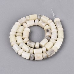 Natural White African Opal Beads Strands&nbsp;G-Q616-09N