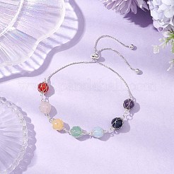Natural Gemstone Slider Bracelets for Women&nbsp;BJEW-JB11131-02