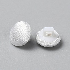 1-Hole Silk & Plastic Shank Buttons&nbsp;FIND-WH0431-33