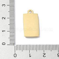 304 Stainless Steel Rhinestone Pendants&nbsp;STAS-L022-448G