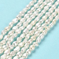 Natural Cultured Freshwater Pearl Beads Strands&nbsp;PEAR-E016-103