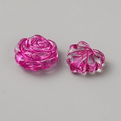 Fuchsia Transparent Acrylic Beads&nbsp;TACR-WH0021-19-1