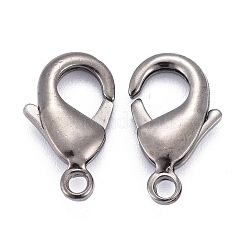 Brass Lobster Claw Clasps&nbsp;X-KK-903-B-NF